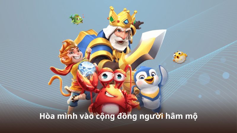 Hòa mình vào cộng đồng người hâm mộ
